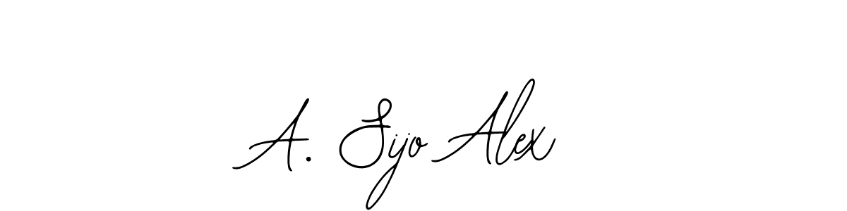 Also we have A. Sijo Alex name is the best signature style. Create professional handwritten signature collection using Bearetta-2O07w autograph style. A. Sijo Alex signature style 12 images and pictures png