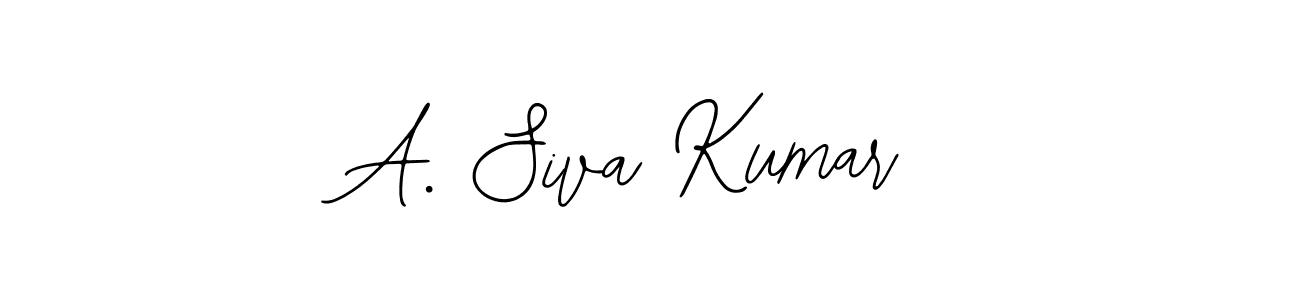 Also You can easily find your signature by using the search form. We will create A. Siva Kumar name handwritten signature images for you free of cost using Bearetta-2O07w sign style. A. Siva Kumar signature style 12 images and pictures png