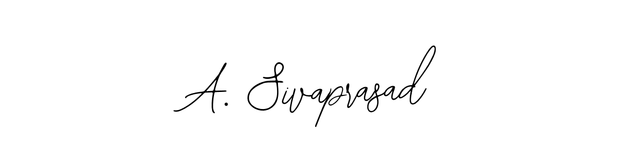 See photos of A. Sivaprasad official signature by Spectra . Check more albums & portfolios. Read reviews & check more about Bearetta-2O07w font. A. Sivaprasad signature style 12 images and pictures png