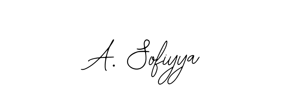 Create a beautiful signature design for name A. Sofiyya. With this signature (Bearetta-2O07w) fonts, you can make a handwritten signature for free. A. Sofiyya signature style 12 images and pictures png