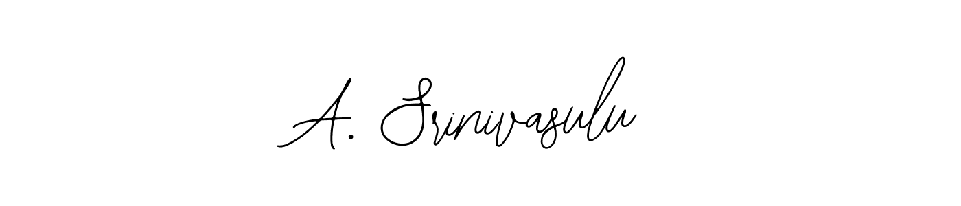 Create a beautiful signature design for name A. Srinivasulu. With this signature (Bearetta-2O07w) fonts, you can make a handwritten signature for free. A. Srinivasulu signature style 12 images and pictures png