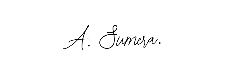 How to make A. Sumera. signature? Bearetta-2O07w is a professional autograph style. Create handwritten signature for A. Sumera. name. A. Sumera. signature style 12 images and pictures png