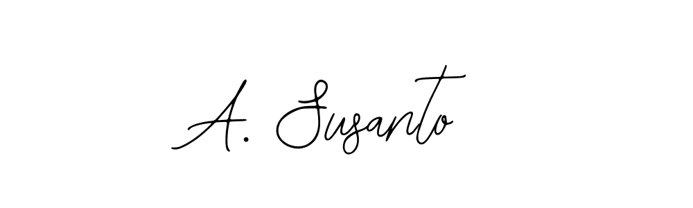 Make a beautiful signature design for name A. Susanto. With this signature (Bearetta-2O07w) style, you can create a handwritten signature for free. A. Susanto signature style 12 images and pictures png