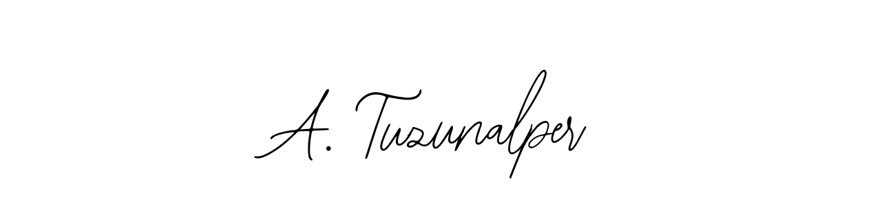 Also we have A. Tuzunalper name is the best signature style. Create professional handwritten signature collection using Bearetta-2O07w autograph style. A. Tuzunalper signature style 12 images and pictures png