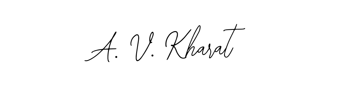 Also You can easily find your signature by using the search form. We will create A. V. Kharat name handwritten signature images for you free of cost using Bearetta-2O07w sign style. A. V. Kharat signature style 12 images and pictures png