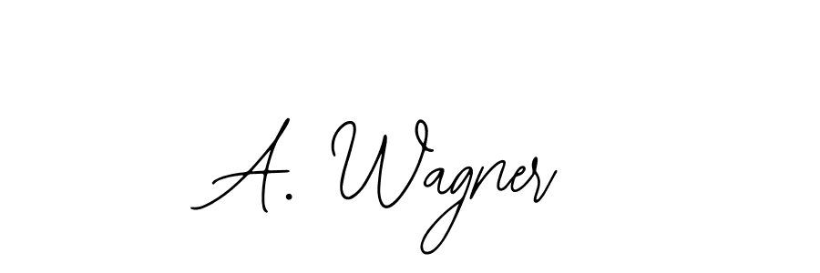 Use a signature maker to create a handwritten signature online. With this signature software, you can design (Bearetta-2O07w) your own signature for name A. Wagner. A. Wagner signature style 12 images and pictures png