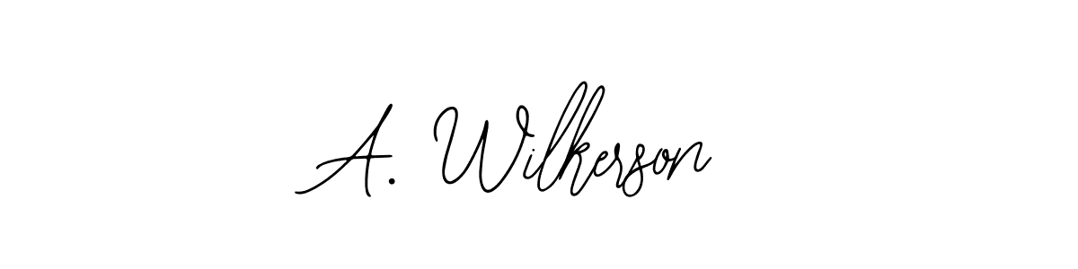 Make a beautiful signature design for name A. Wilkerson. With this signature (Bearetta-2O07w) style, you can create a handwritten signature for free. A. Wilkerson signature style 12 images and pictures png