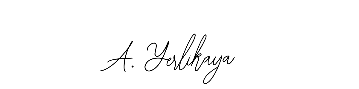 Create a beautiful signature design for name A. Yerlikaya. With this signature (Bearetta-2O07w) fonts, you can make a handwritten signature for free. A. Yerlikaya signature style 12 images and pictures png