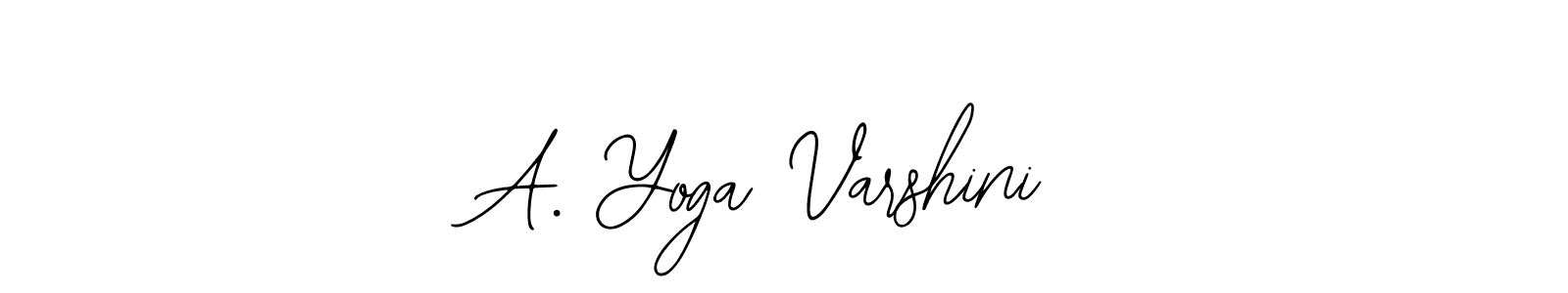 Also You can easily find your signature by using the search form. We will create A. Yoga Varshini name handwritten signature images for you free of cost using Bearetta-2O07w sign style. A. Yoga Varshini signature style 12 images and pictures png