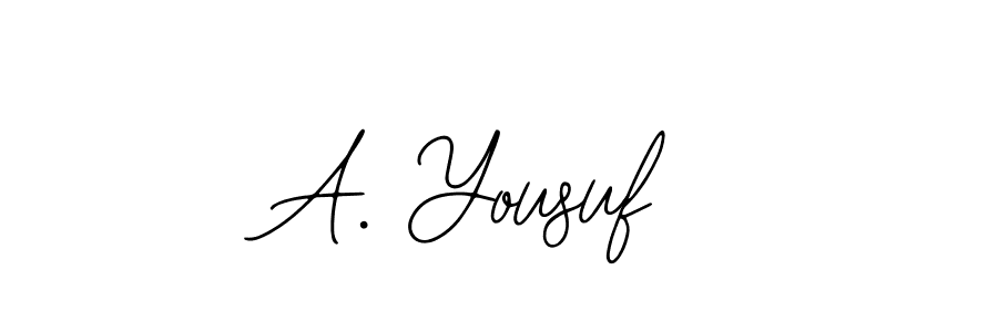 Similarly Bearetta-2O07w is the best handwritten signature design. Signature creator online .You can use it as an online autograph creator for name A. Yousuf. A. Yousuf signature style 12 images and pictures png