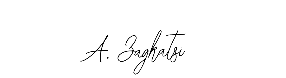 A. Zagkatsi stylish signature style. Best Handwritten Sign (Bearetta-2O07w) for my name. Handwritten Signature Collection Ideas for my name A. Zagkatsi. A. Zagkatsi signature style 12 images and pictures png