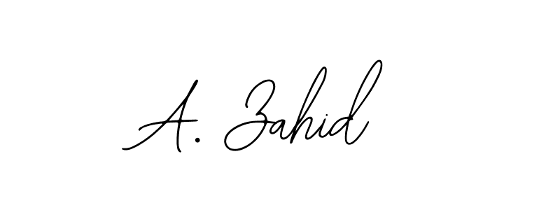 You should practise on your own different ways (Bearetta-2O07w) to write your name (A. Zahid) in signature. don't let someone else do it for you. A. Zahid signature style 12 images and pictures png