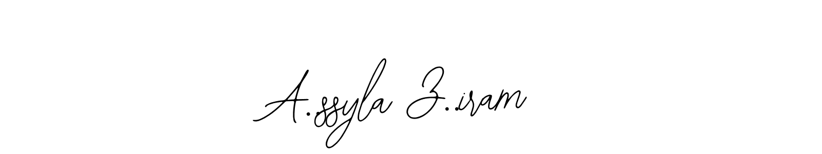 See photos of A..ssyla Z..iram official signature by Spectra . Check more albums & portfolios. Read reviews & check more about Bearetta-2O07w font. A..ssyla Z..iram signature style 12 images and pictures png