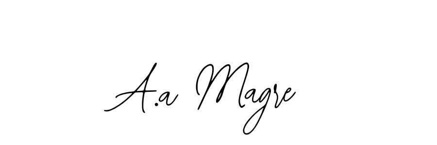 A.a Magre stylish signature style. Best Handwritten Sign (Bearetta-2O07w) for my name. Handwritten Signature Collection Ideas for my name A.a Magre. A.a Magre signature style 12 images and pictures png