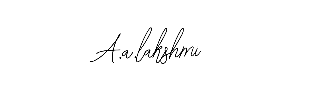 How to Draw A.a.lakshmi signature style? Bearetta-2O07w is a latest design signature styles for name A.a.lakshmi. A.a.lakshmi signature style 12 images and pictures png