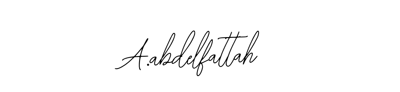 if you are searching for the best signature style for your name A.abdelfattah. so please give up your signature search. here we have designed multiple signature styles  using Bearetta-2O07w. A.abdelfattah signature style 12 images and pictures png