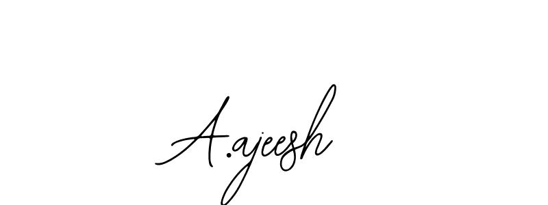 You can use this online signature creator to create a handwritten signature for the name A.ajeesh. This is the best online autograph maker. A.ajeesh signature style 12 images and pictures png