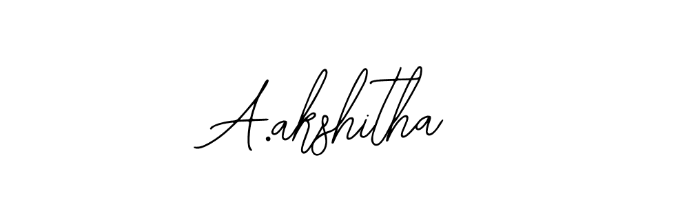 This is the best signature style for the A.akshitha name. Also you like these signature font (Bearetta-2O07w). Mix name signature. A.akshitha signature style 12 images and pictures png