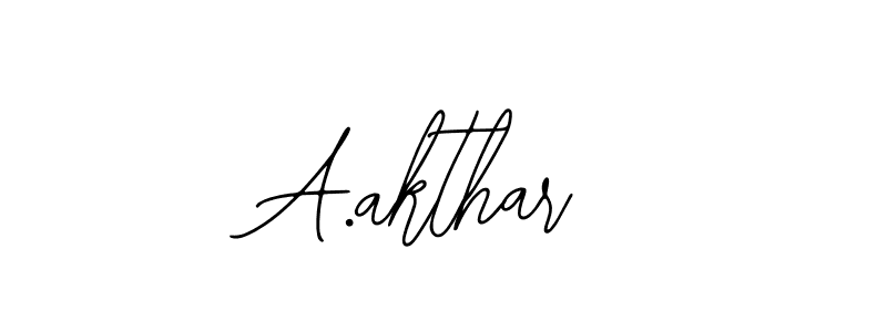 You can use this online signature creator to create a handwritten signature for the name A.akthar. This is the best online autograph maker. A.akthar signature style 12 images and pictures png