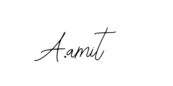Use a signature maker to create a handwritten signature online. With this signature software, you can design (Bearetta-2O07w) your own signature for name A.amit. A.amit signature style 12 images and pictures png