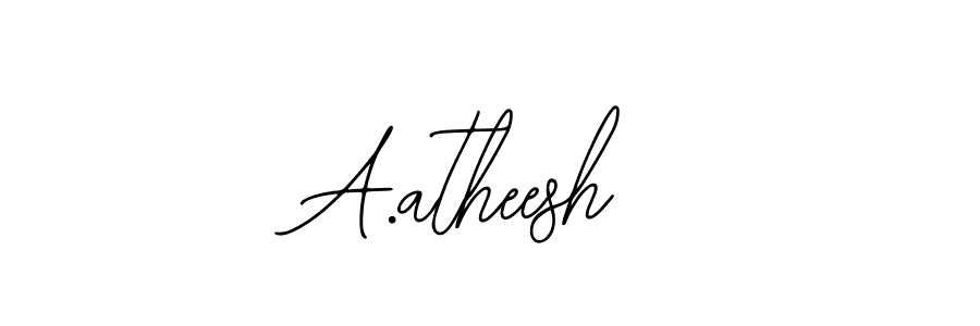 This is the best signature style for the A.atheesh name. Also you like these signature font (Bearetta-2O07w). Mix name signature. A.atheesh signature style 12 images and pictures png