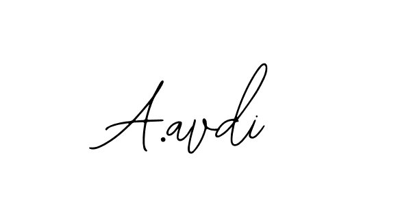 A.avdi stylish signature style. Best Handwritten Sign (Bearetta-2O07w) for my name. Handwritten Signature Collection Ideas for my name A.avdi. A.avdi signature style 12 images and pictures png