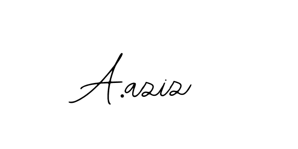 A.aziz stylish signature style. Best Handwritten Sign (Bearetta-2O07w) for my name. Handwritten Signature Collection Ideas for my name A.aziz. A.aziz signature style 12 images and pictures png