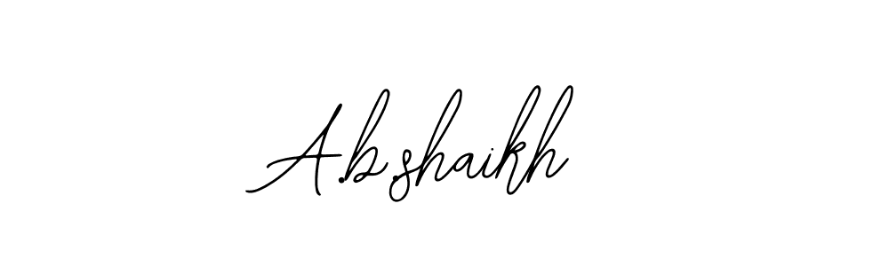 It looks lik you need a new signature style for name A.b.shaikh. Design unique handwritten (Bearetta-2O07w) signature with our free signature maker in just a few clicks. A.b.shaikh signature style 12 images and pictures png