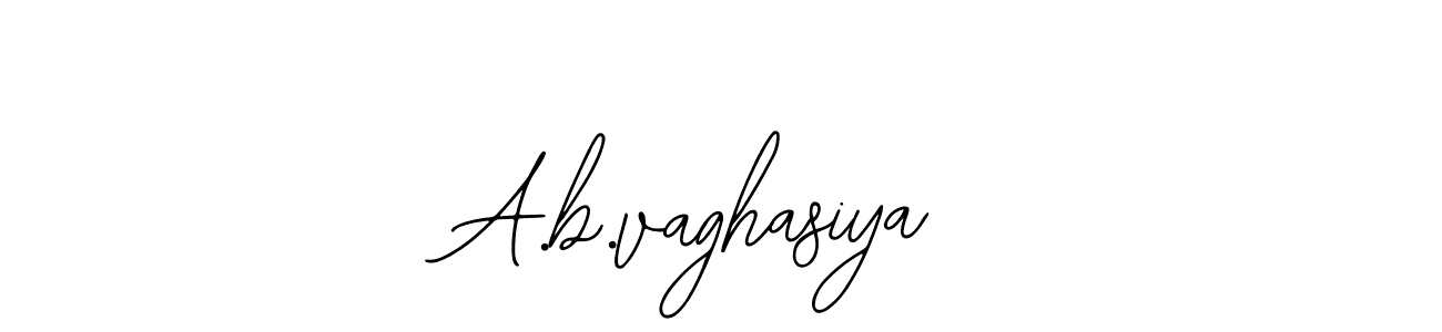 Best and Professional Signature Style for A.b.vaghasiya. Bearetta-2O07w Best Signature Style Collection. A.b.vaghasiya signature style 12 images and pictures png