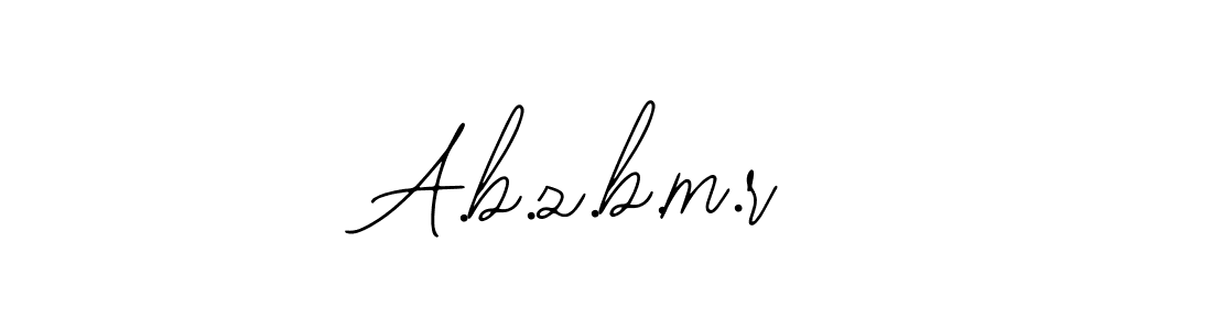 Make a beautiful signature design for name A.b.z.b.m.r. Use this online signature maker to create a handwritten signature for free. A.b.z.b.m.r signature style 12 images and pictures png