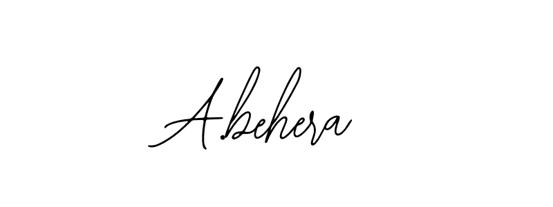 How to make A.behera signature? Bearetta-2O07w is a professional autograph style. Create handwritten signature for A.behera name. A.behera signature style 12 images and pictures png