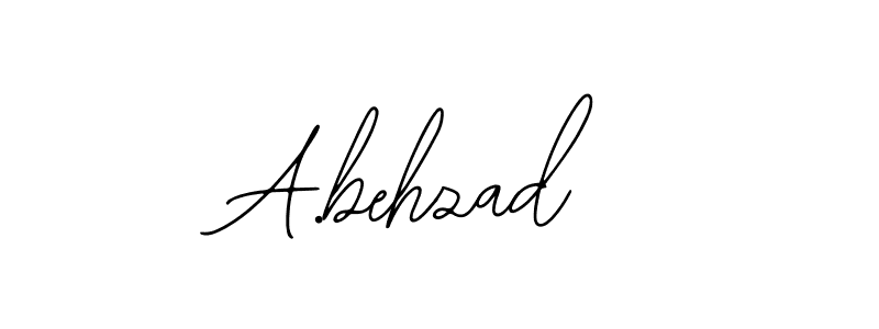 Make a beautiful signature design for name A.behzad. With this signature (Bearetta-2O07w) style, you can create a handwritten signature for free. A.behzad signature style 12 images and pictures png