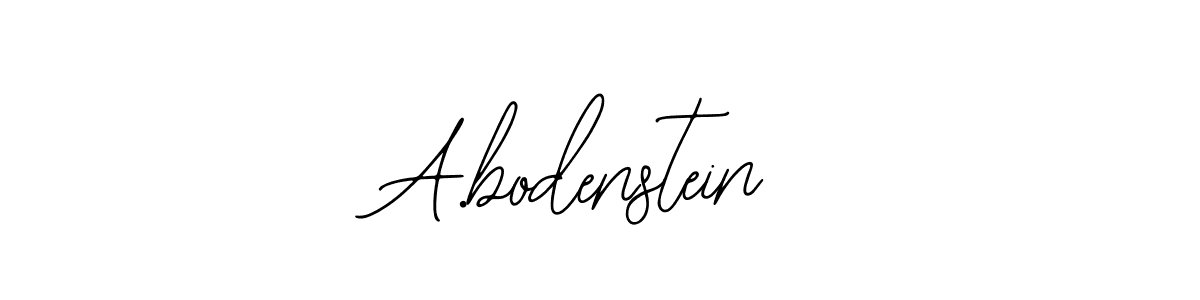 Design your own signature with our free online signature maker. With this signature software, you can create a handwritten (Bearetta-2O07w) signature for name A.bodenstein. A.bodenstein signature style 12 images and pictures png