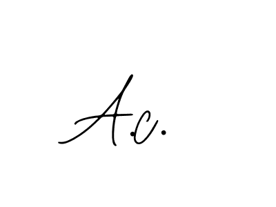 Also we have A.c. name is the best signature style. Create professional handwritten signature collection using Bearetta-2O07w autograph style. A.c. signature style 12 images and pictures png