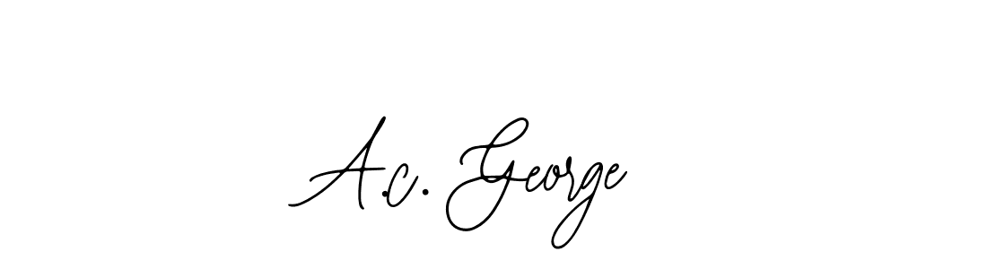 Make a beautiful signature design for name A.c. George. With this signature (Bearetta-2O07w) style, you can create a handwritten signature for free. A.c. George signature style 12 images and pictures png