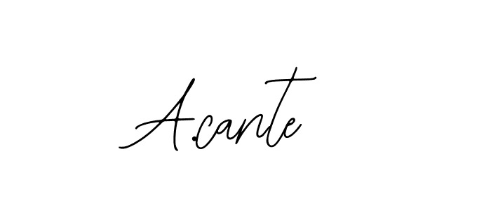 Also You can easily find your signature by using the search form. We will create A.cante name handwritten signature images for you free of cost using Bearetta-2O07w sign style. A.cante signature style 12 images and pictures png