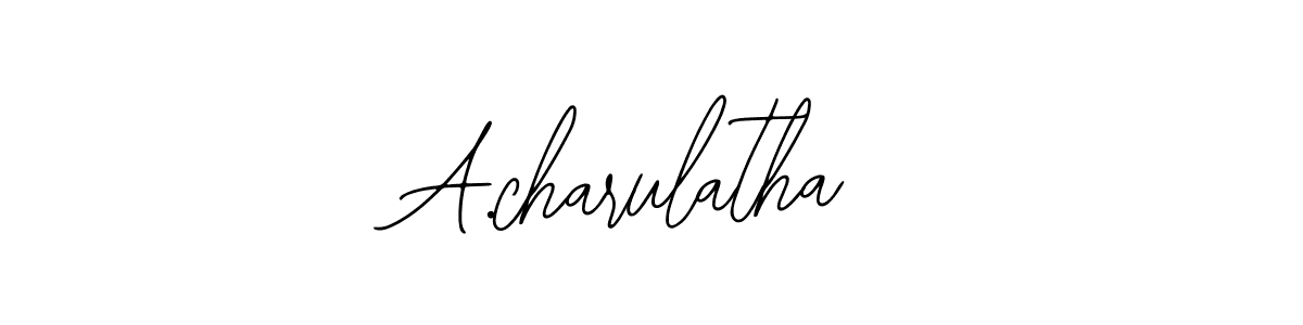 Also we have A.charulatha name is the best signature style. Create professional handwritten signature collection using Bearetta-2O07w autograph style. A.charulatha signature style 12 images and pictures png