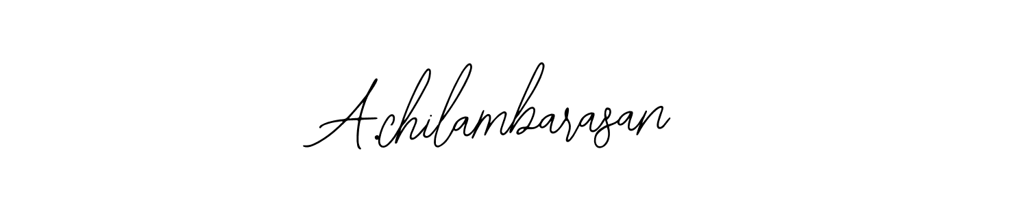 Create a beautiful signature design for name A.chilambarasan. With this signature (Bearetta-2O07w) fonts, you can make a handwritten signature for free. A.chilambarasan signature style 12 images and pictures png