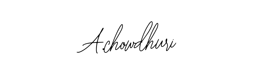 How to Draw A.chowdhuri signature style? Bearetta-2O07w is a latest design signature styles for name A.chowdhuri. A.chowdhuri signature style 12 images and pictures png