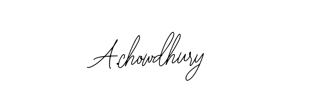 Also we have A.chowdhury name is the best signature style. Create professional handwritten signature collection using Bearetta-2O07w autograph style. A.chowdhury signature style 12 images and pictures png