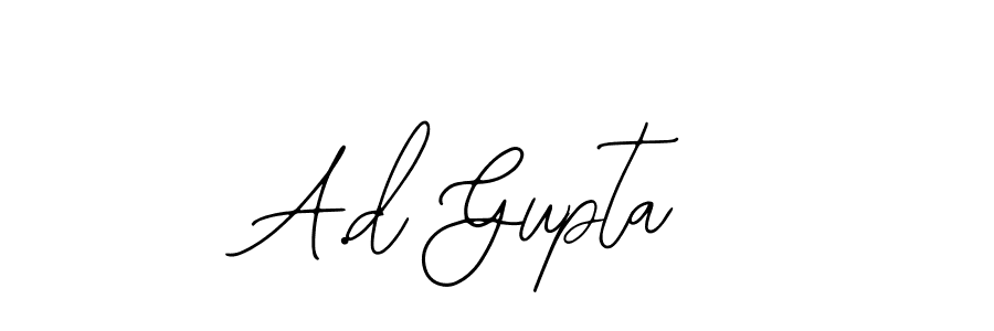 Make a beautiful signature design for name A.d Gupta. With this signature (Bearetta-2O07w) style, you can create a handwritten signature for free. A.d Gupta signature style 12 images and pictures png