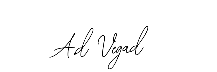 How to make A.d Vegad signature? Bearetta-2O07w is a professional autograph style. Create handwritten signature for A.d Vegad name. A.d Vegad signature style 12 images and pictures png