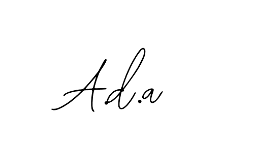 How to Draw A.d.a signature style? Bearetta-2O07w is a latest design signature styles for name A.d.a. A.d.a signature style 12 images and pictures png