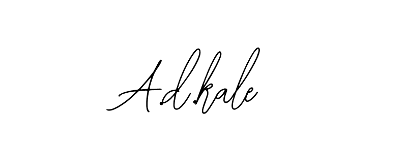 Make a beautiful signature design for name A.d.kale. With this signature (Bearetta-2O07w) style, you can create a handwritten signature for free. A.d.kale signature style 12 images and pictures png