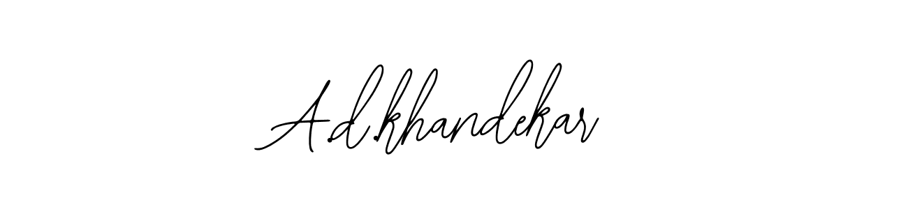 Also we have A.d.khandekar name is the best signature style. Create professional handwritten signature collection using Bearetta-2O07w autograph style. A.d.khandekar signature style 12 images and pictures png