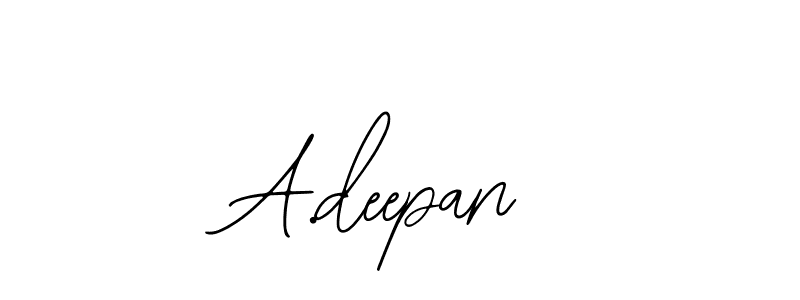 Also You can easily find your signature by using the search form. We will create A.deepan name handwritten signature images for you free of cost using Bearetta-2O07w sign style. A.deepan signature style 12 images and pictures png