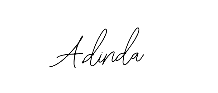 How to Draw A.dinda signature style? Bearetta-2O07w is a latest design signature styles for name A.dinda. A.dinda signature style 12 images and pictures png