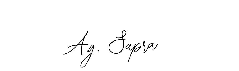 Design your own signature with our free online signature maker. With this signature software, you can create a handwritten (Bearetta-2O07w) signature for name A.g. Sapra. A.g. Sapra signature style 12 images and pictures png