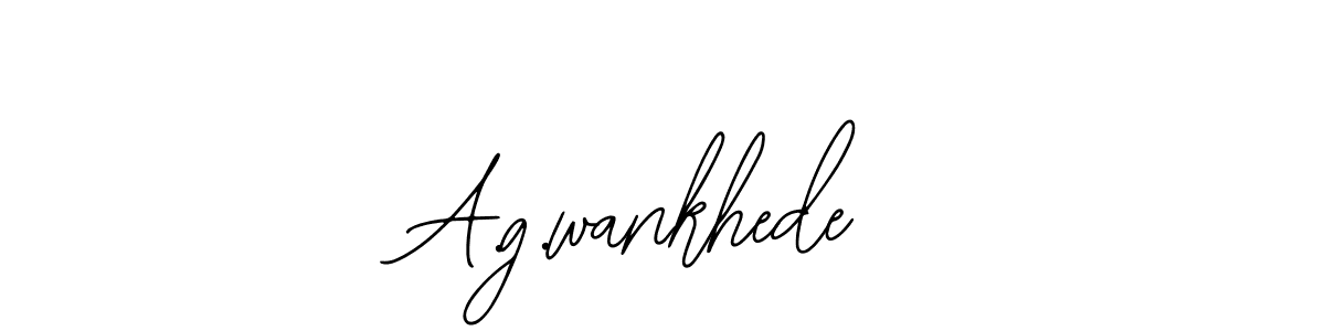 Make a beautiful signature design for name A.g.wankhede. Use this online signature maker to create a handwritten signature for free. A.g.wankhede signature style 12 images and pictures png