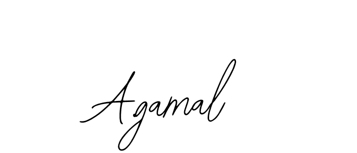 This is the best signature style for the A.gamal name. Also you like these signature font (Bearetta-2O07w). Mix name signature. A.gamal signature style 12 images and pictures png